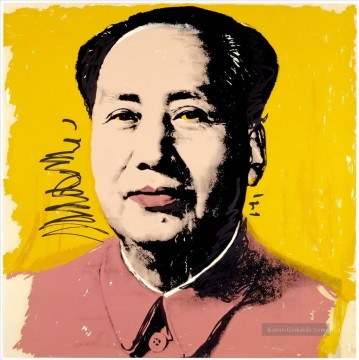 Andy Warhol Werke - Mao Zedong gelb Andy Warhol